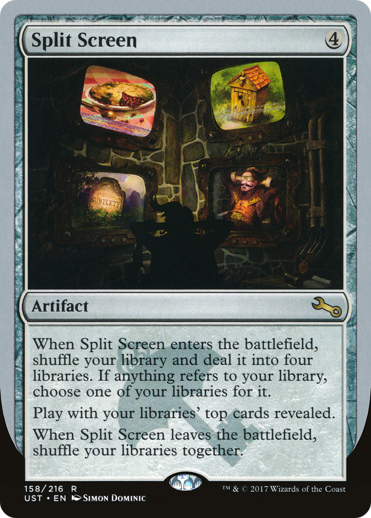 Split Screen (UST-158) [Unstable] MTG Single Wizards of the Coast