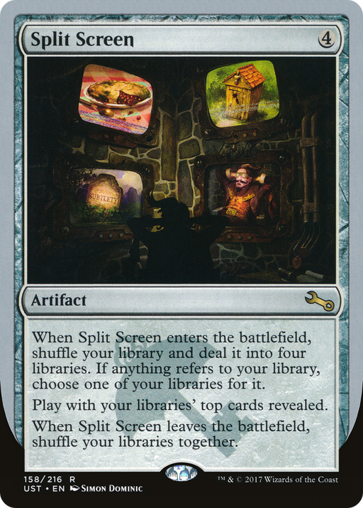 Split Screen (UST-158) [Unstable] MTG Single Wizards of the Coast