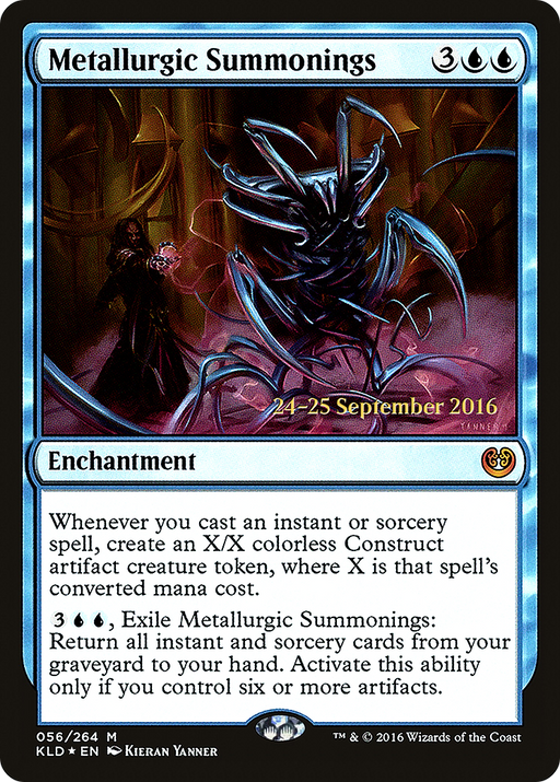 Metallurgic Summonings (PRE-056) [Kaladesh Promos] Foil MTG Single Wizards of the Coast