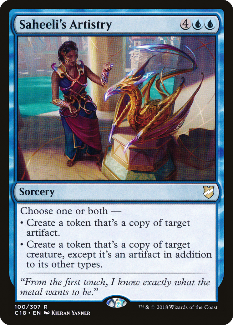 Saheeli's Artistry (C18-100) [Commander 2018] MTG Single Wizards of the Coast