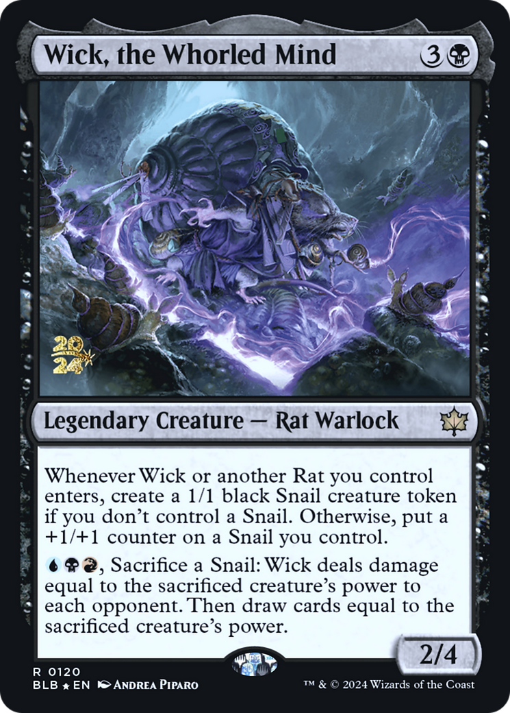 Wick, the Whorled Mind (PRE-120) [Bloomburrow Promos] Foil MTG Single Wizards of the Coast