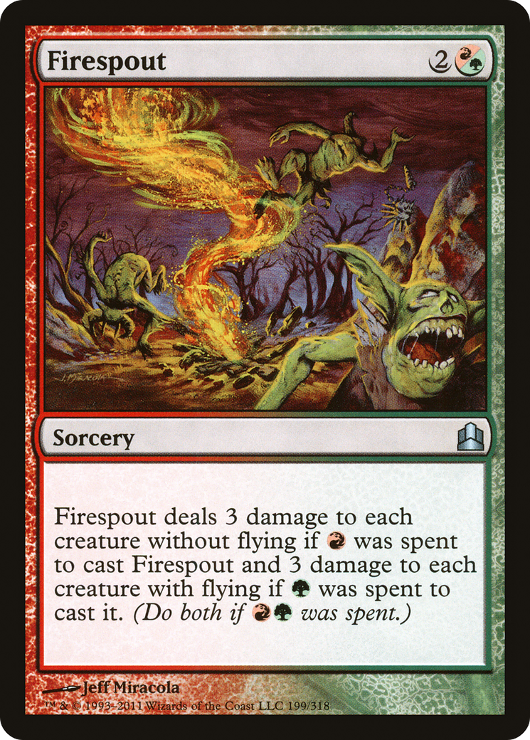 Firespout (CMD-199) [Commander 2011] MTG Single Wizards of the Coast