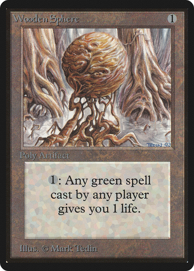 Wooden Sphere [Beta Edition] MTG Single Magic: The Gathering   