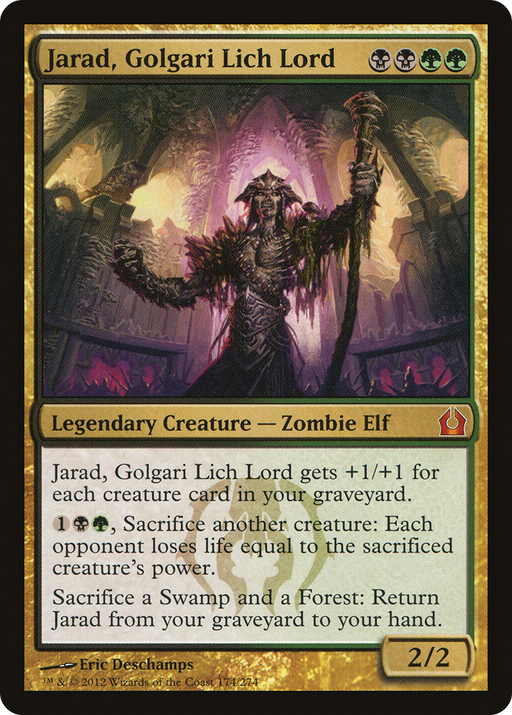 Jarad, Golgari Lich Lord (RTR-174) [Return to Ravnica] Foil MTG Single Wizards of the Coast
