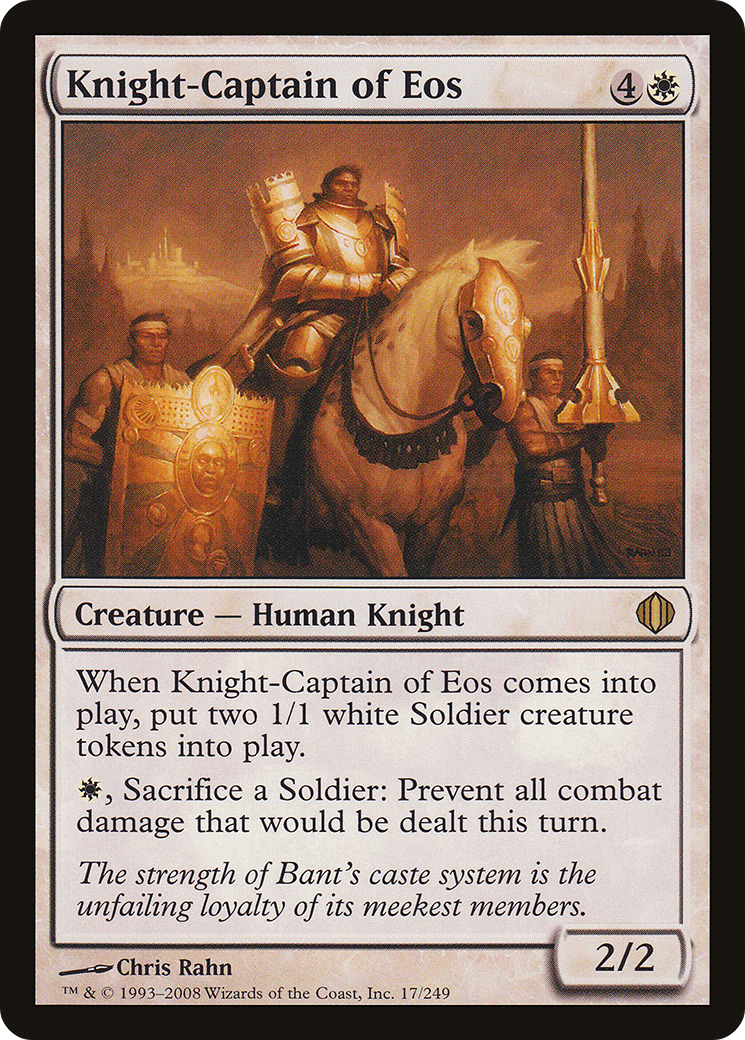 Knight-Captain of Eos (ALA-017) [Shards of Alara] Foil MTG Single Wizards of the Coast