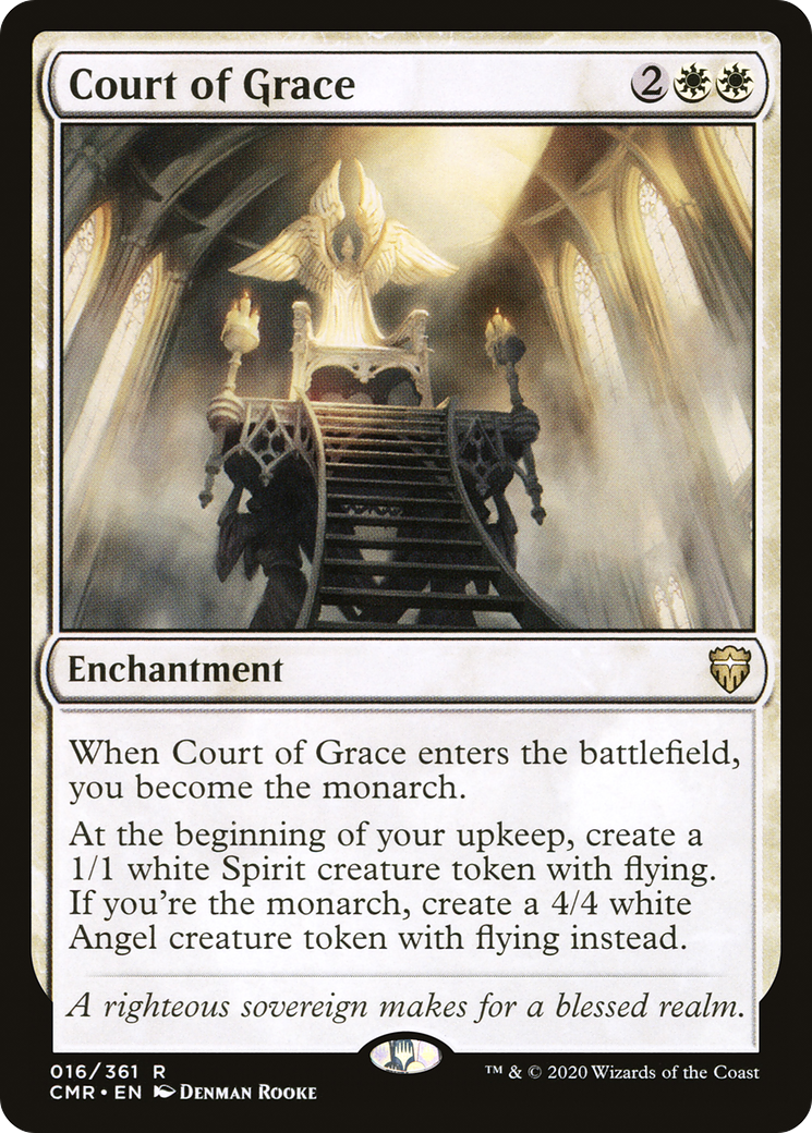 Court of Grace (CMR-016) [Commander Legends] Foil MTG Single Wizards of the Coast