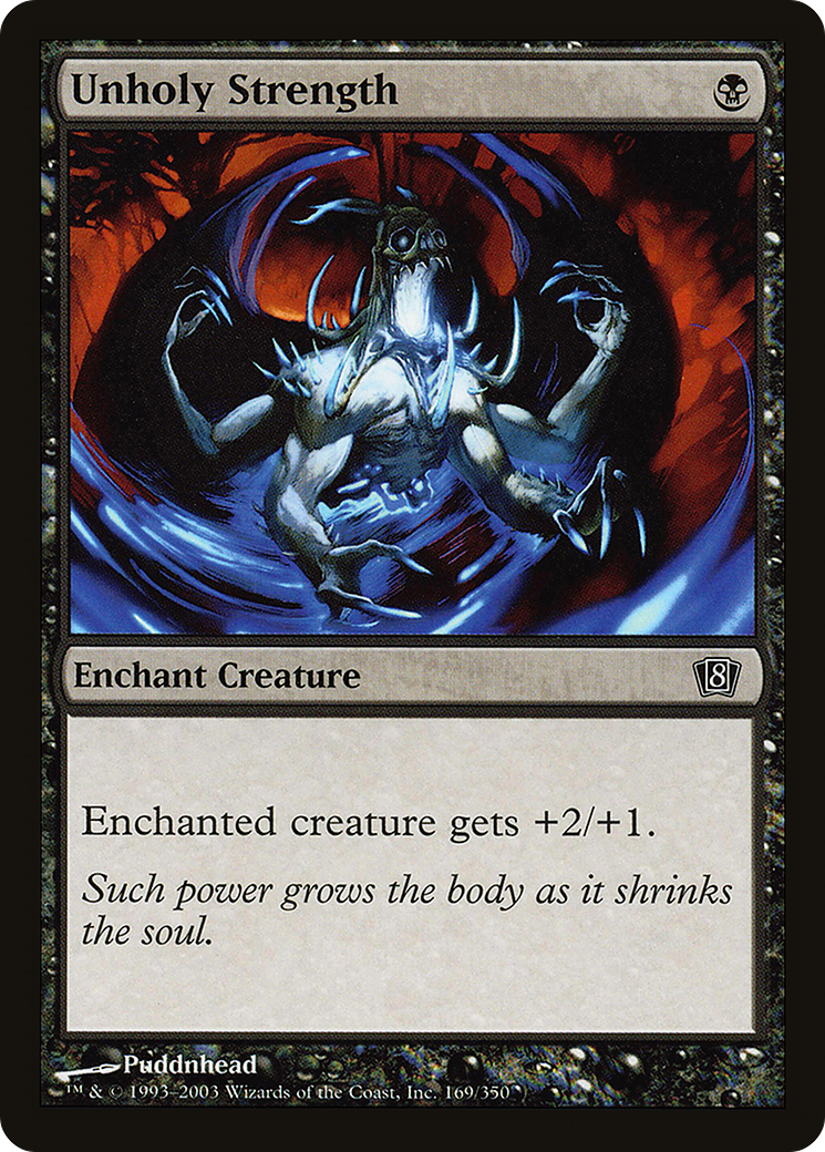 Unholy Strength (8ED-169) [8th Edition] Foil MTG Single Wizards of the Coast