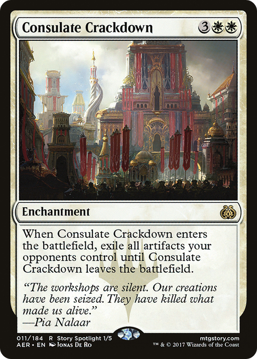 Consulate Crackdown (AER-011) [Aether Revolt] MTG Single Wizards of the Coast