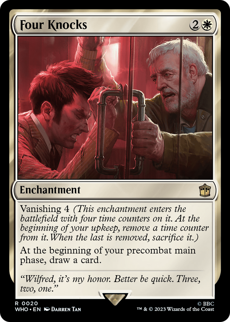 Four Knocks (WHO-020) [Doctor Who] Foil MTG Single Wizards of the Coast
