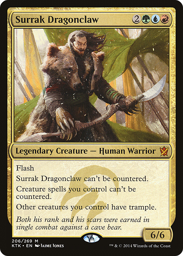 Surrak Dragonclaw (KTK-206) [Khans of Tarkir] Foil MTG Single Wizards of the Coast