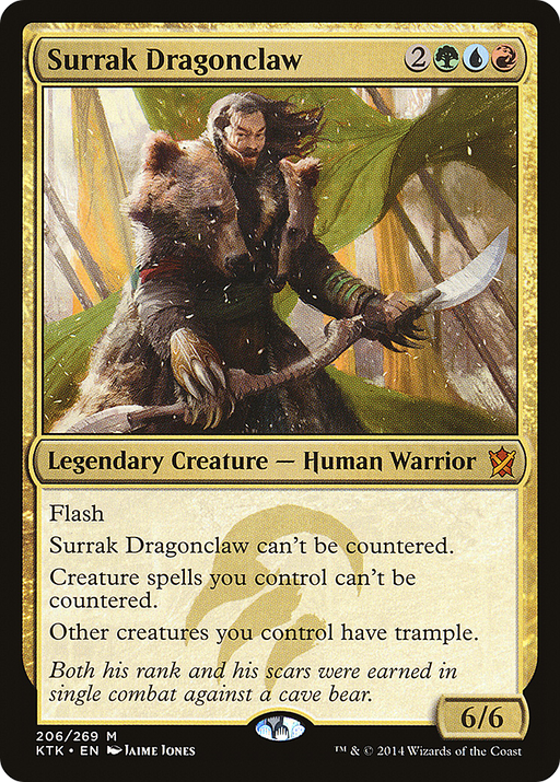 Surrak Dragonclaw (KTK-206) [Khans of Tarkir] MTG Single Wizards of the Coast