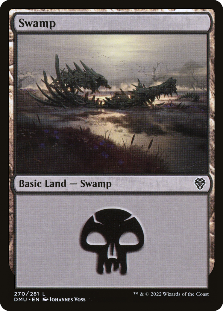 Swamp (DMU-270) [Dominaria United] Foil MTG Single Wizards of the Coast