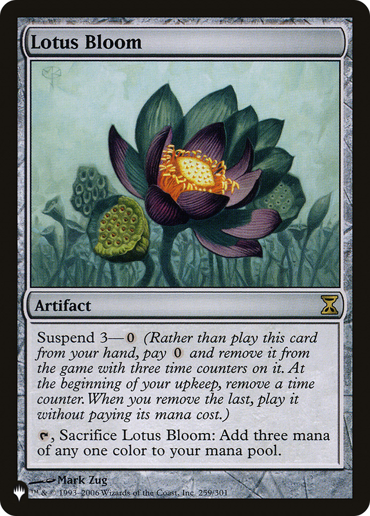 Lotus Bloom (LIST-259/301) [Mystery Booster] The List MTG Single Wizards of the Coast
