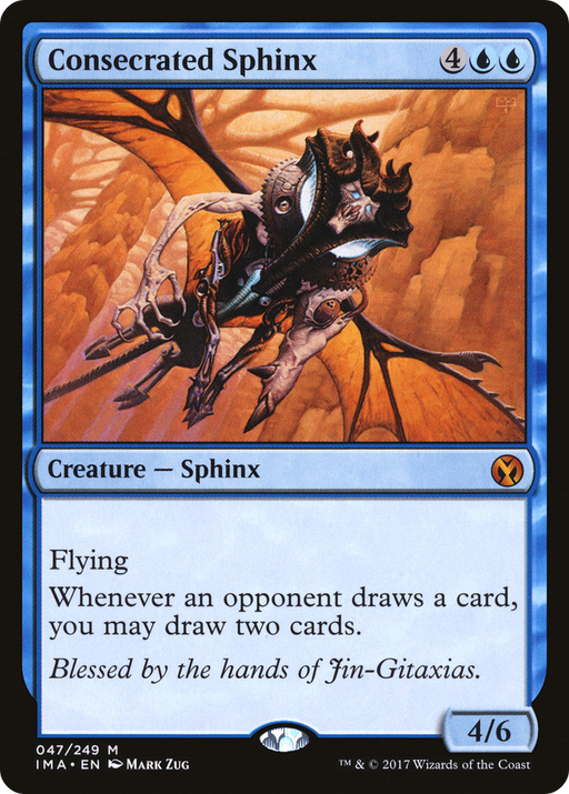 Consecrated Sphinx (IMA-047) [Iconic Masters] MTG Single Wizards of the Coast