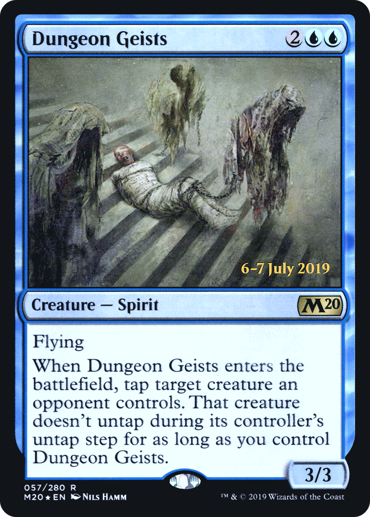 Dungeon Geists (PRE-57S) [Core Set 2020 Promos] Foil MTG Single Wizards of the Coast