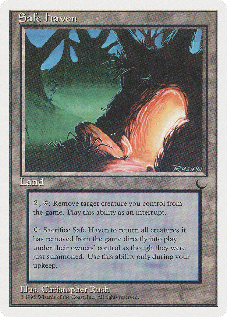 Safe Haven (CHR-113) [Chronicles] MTG Single Wizards of the Coast