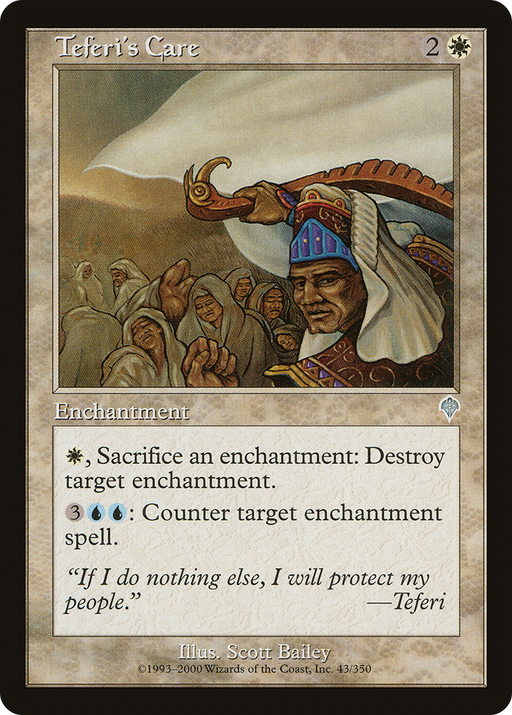 Teferi's Care (INV-043) [Invasion] Foil MTG Single Wizards of the Coast