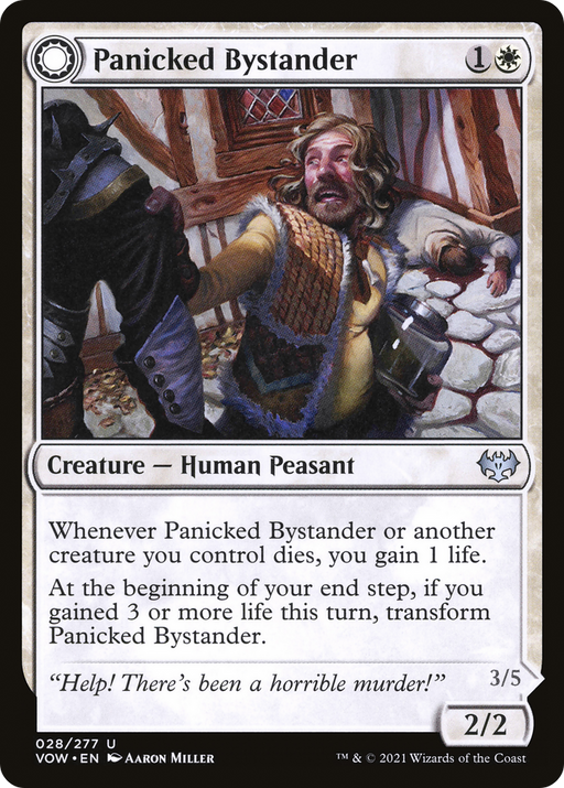 Panicked Bystander (VOW-028) [Innistrad: Crimson Vow] MTG Single Wizards of the Coast