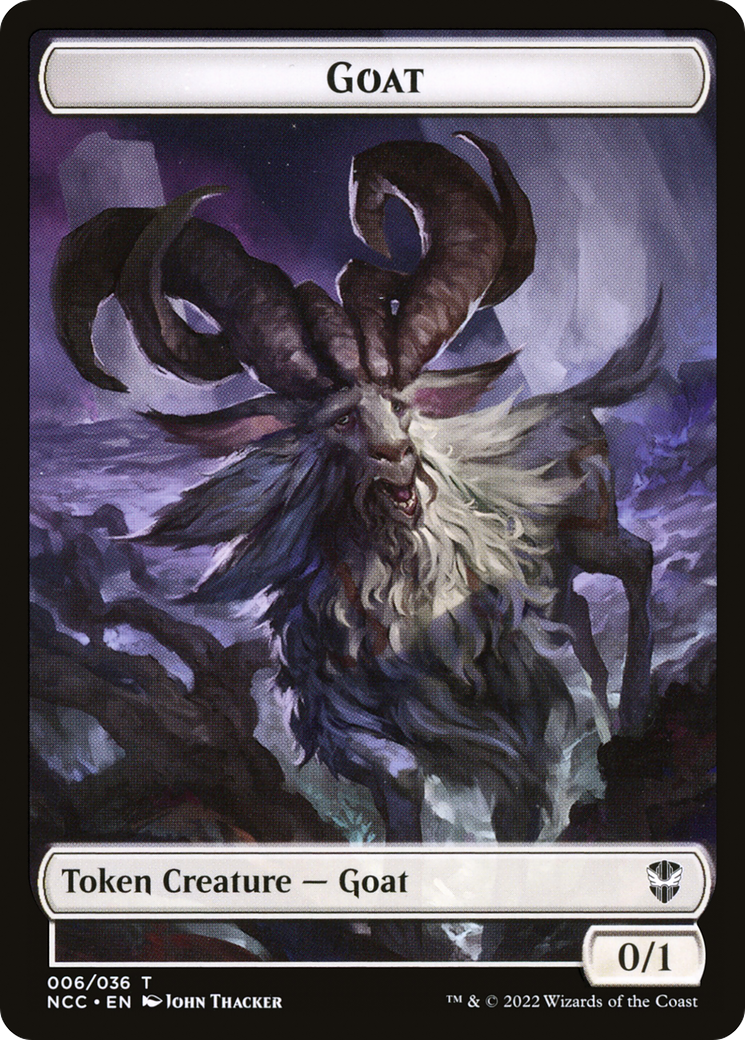 Goat (TNCC-006) [Tokens] New Capenna Commander Tokens MTG Single Wizards of the Coast