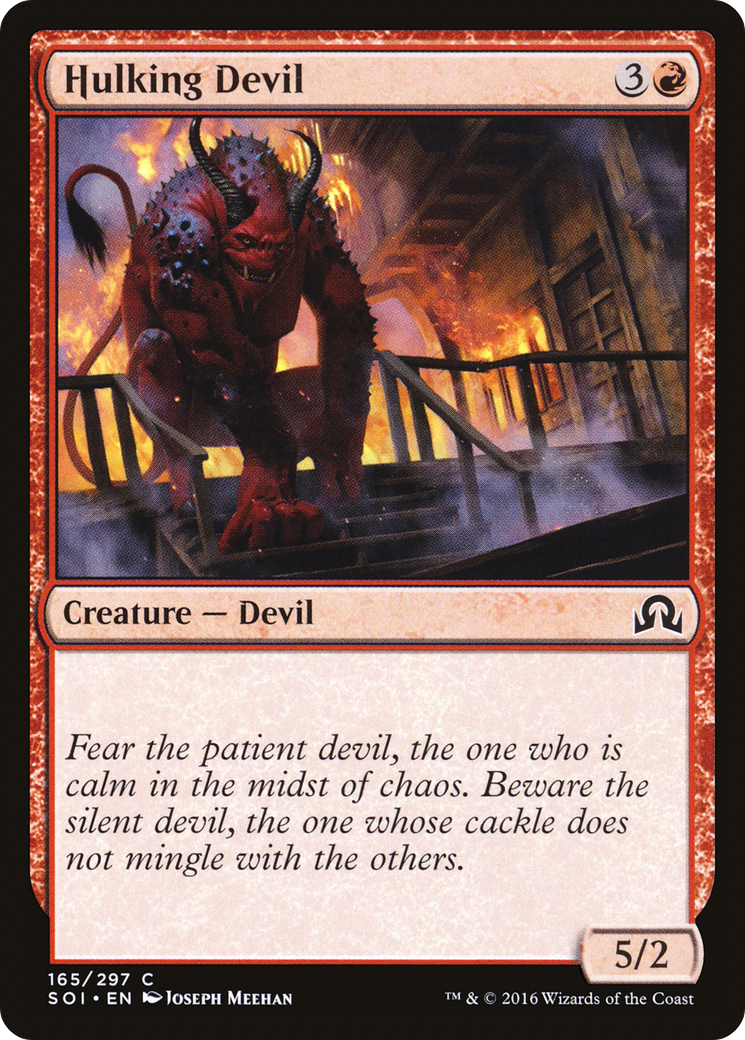 Hulking Devil (SOI-165) [Shadows over Innistrad] MTG Single Wizards of the Coast