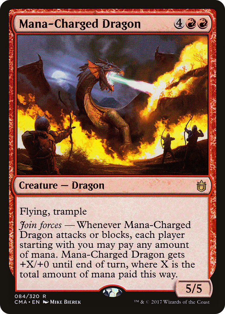 Mana-Charged Dragon (CMA-084) [Commander Anthology] MTG Single Wizards of the Coast