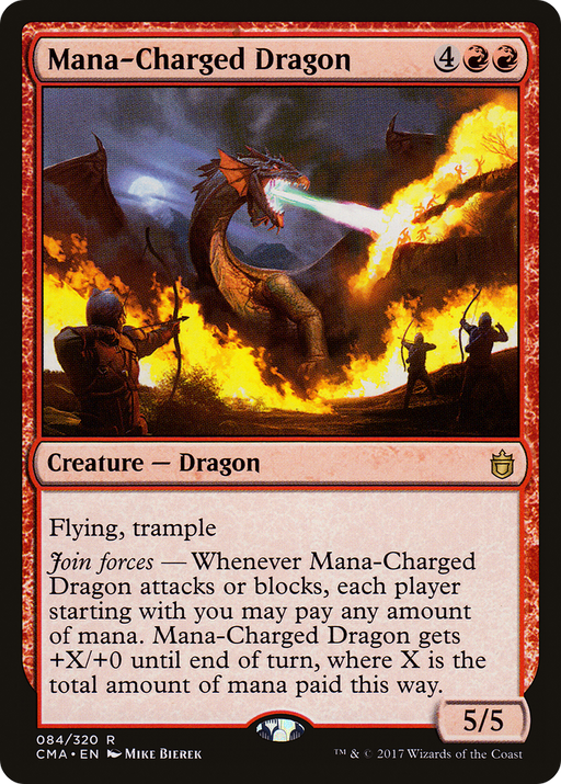 Mana-Charged Dragon (CMA-084) [Commander Anthology] MTG Single Wizards of the Coast