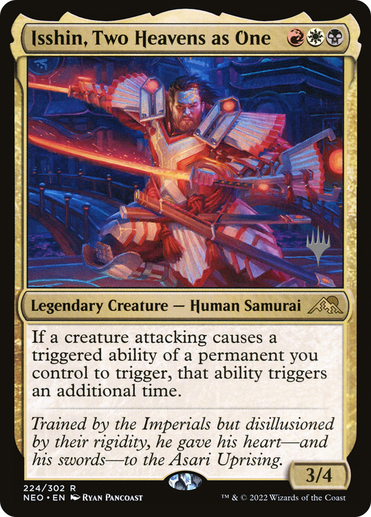 Isshin, Two Heavens as One (PPNEO-224) [Kamigawa: Neon Dynasty Promos] MTG Single Wizards of the Coast