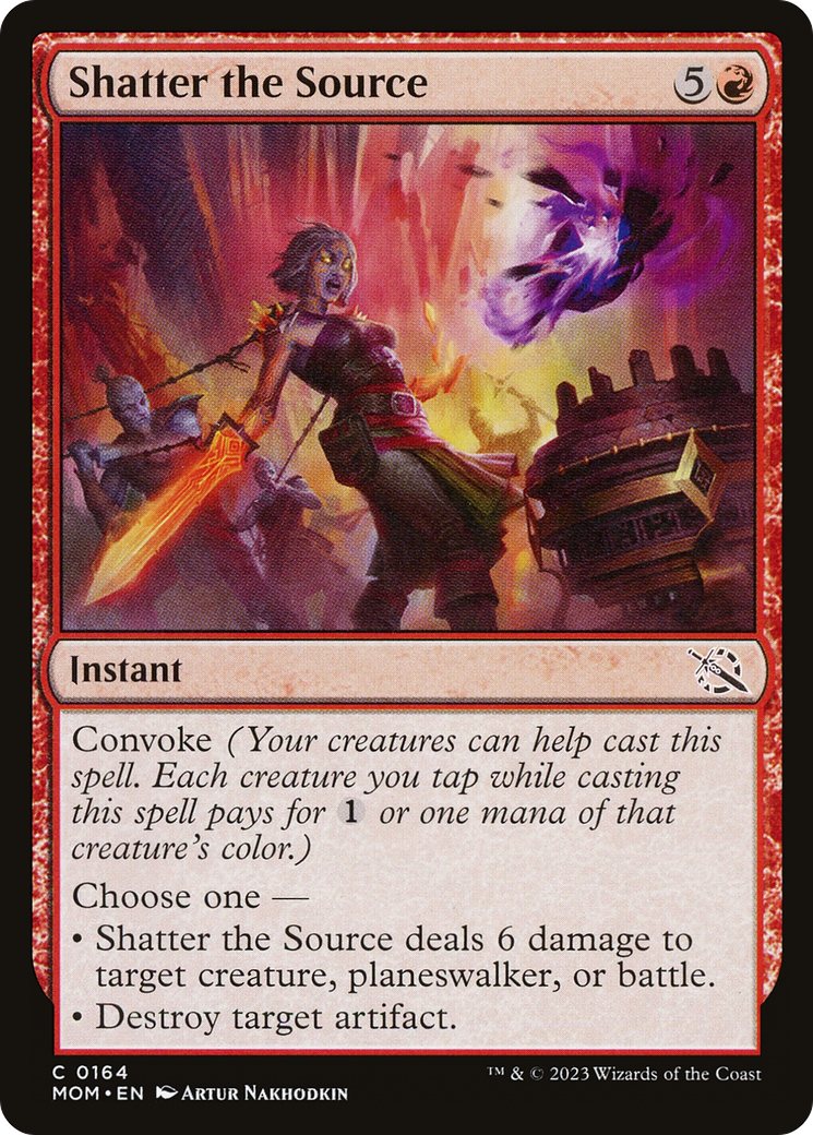 Shatter the Source (MOM-164) [March of the Machine] MTG Single Wizards of the Coast