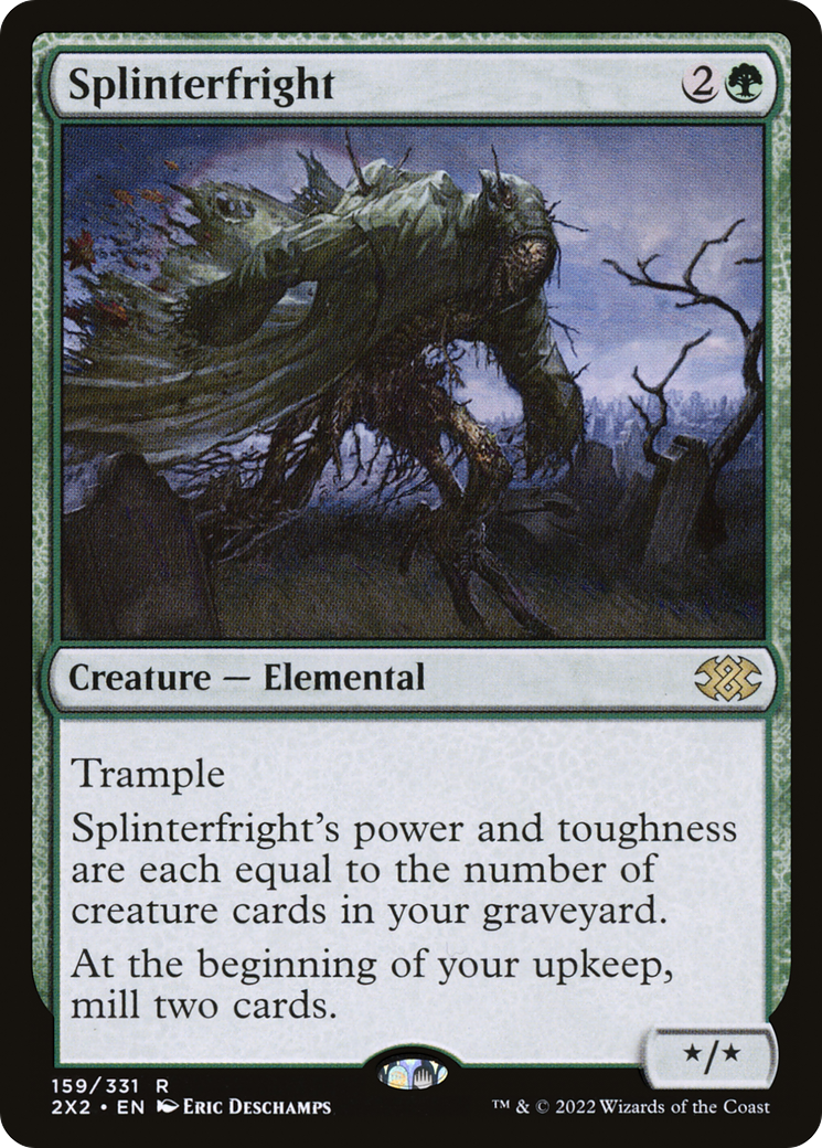 Splinterfright (2X2-159) [Double Masters 2022] Foil MTG Single Wizards of the Coast