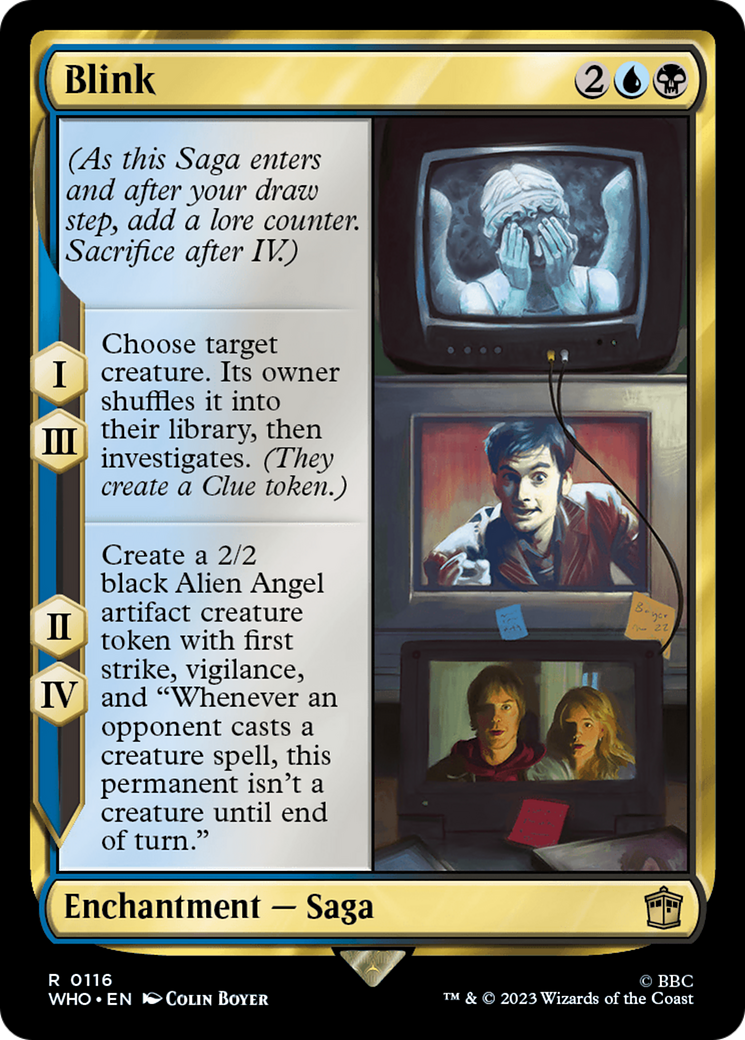Blink (WHO-116) [Doctor Who] Foil MTG Single Wizards of the Coast