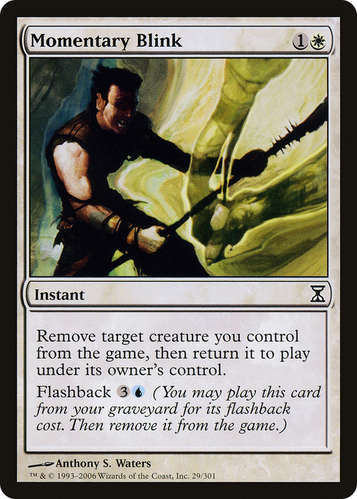 Momentary Blink (TSP-029) [Time Spiral] Foil MTG Single Wizards of the Coast