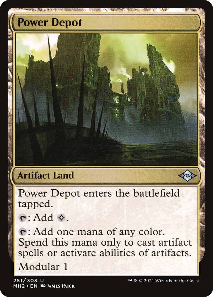 Power Depot (MH2-251) [Modern Horizons 2] Foil MTG Single Wizards of the Coast