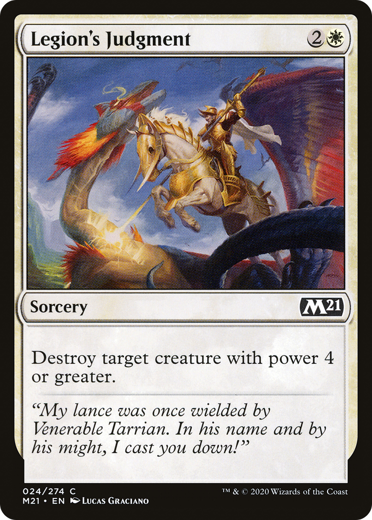 Legion's Judgment (M21-024) [Core Set 2021] MTG Single Wizards of the Coast