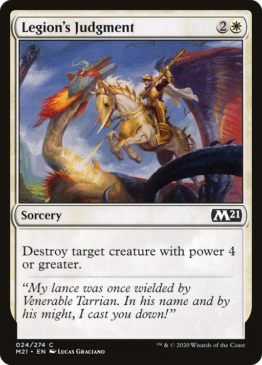 Legion's Judgment (M21-024) [Core Set 2021] MTG Single Wizards of the Coast