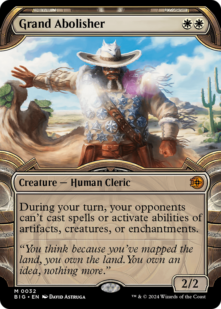 Grand Abolisher (BIG-032) [The Big Score] (Showcase) MTG Single Wizards of the Coast