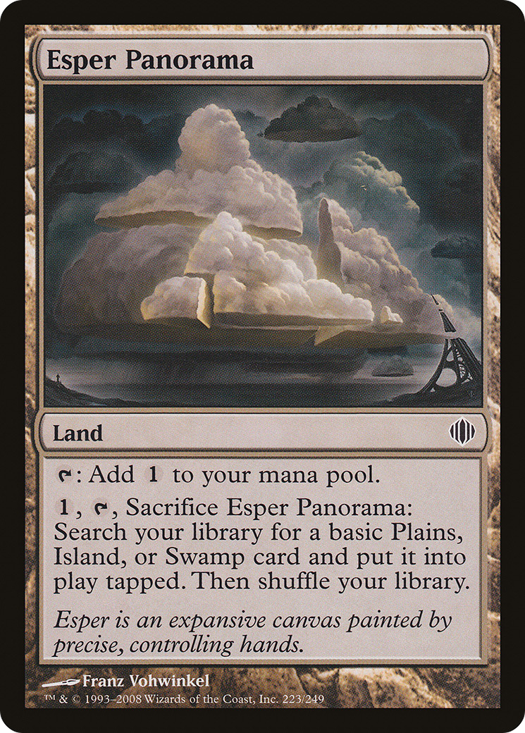 Esper Panorama (ALA-223) [Shards of Alara] MTG Single Wizards of the Coast