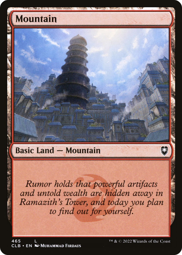 Mountain (CLB-465) [Commander Legends: Battle for Baldur's Gate] MTG Single Wizards of the Coast