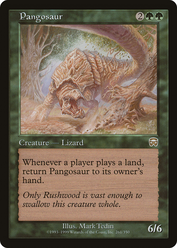 Pangosaur (MMQ-261) [Mercadian Masques] Foil MTG Single Wizards of the Coast
