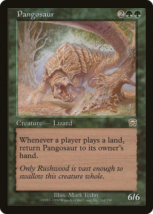 Pangosaur (MMQ-261) [Mercadian Masques] MTG Single Wizards of the Coast