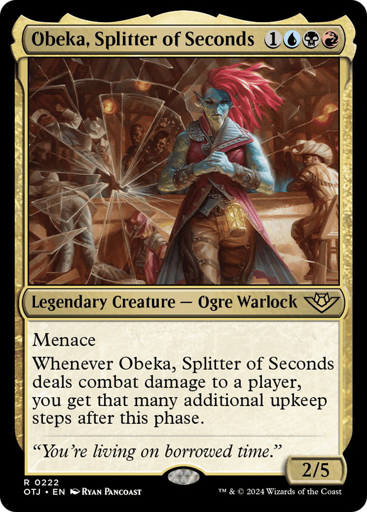 Obeka, Splitter of Seconds (OTJ-222) [Outlaws of Thunder Junction] MTG Single Wizards of the Coast