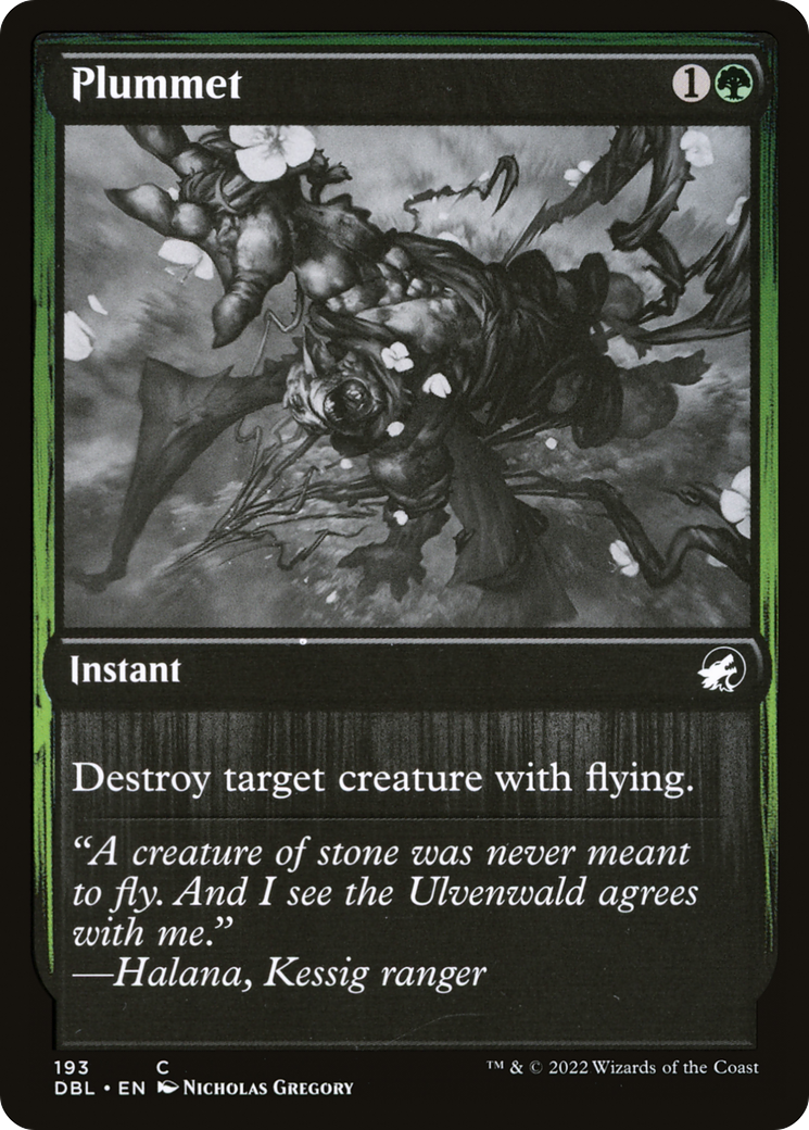 Plummet (DBL-193) [Innistrad: Double Feature] MTG Single Wizards of the Coast