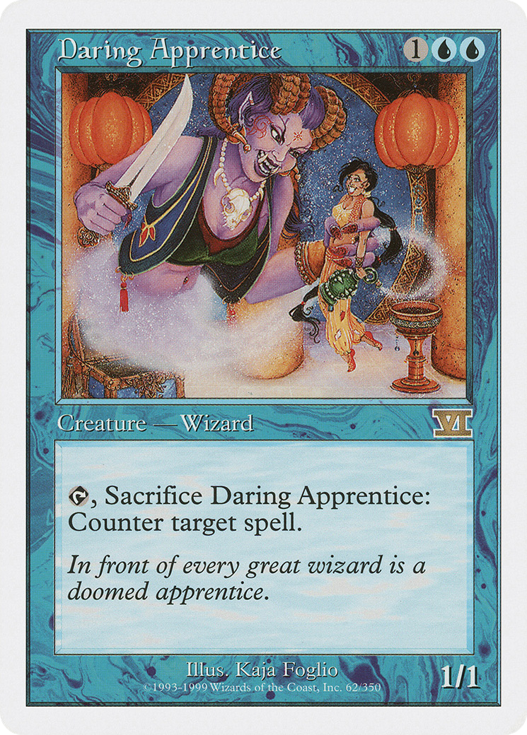 Daring Apprentice [Classic Sixth Edition] MTG Single Magic: The Gathering