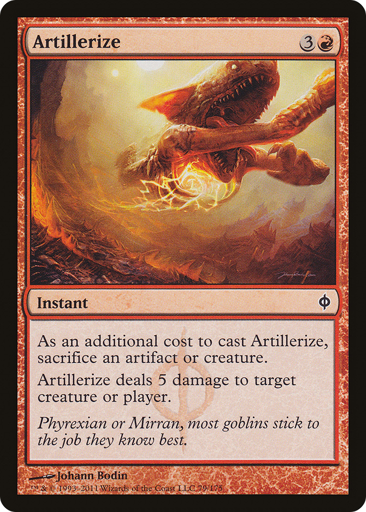 Artillerize (NPH-079) [New Phyrexia] MTG Single Wizards of the Coast