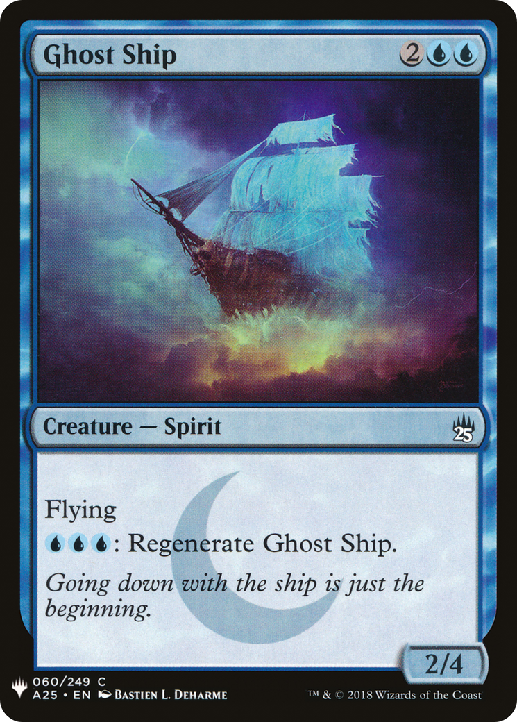 Ghost Ship (LIST-060) [Mystery Booster] The List MTG Single Wizards of the Coast