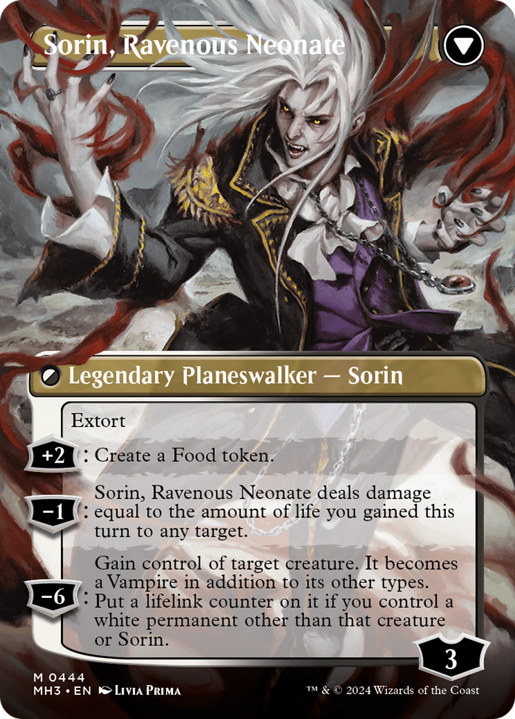 Sorin of House Markov (MH3-444) [Modern Horizons 3] (Borderless) MTG Single Modern Horizons 3