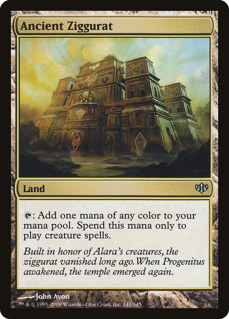 Ancient Ziggurat (CON-141) [Conflux] Foil MTG Single Wizards of the Coast