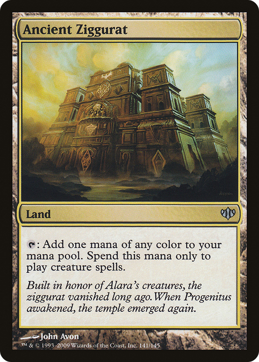 Ancient Ziggurat (CON-141) [Conflux] Foil MTG Single Wizards of the Coast