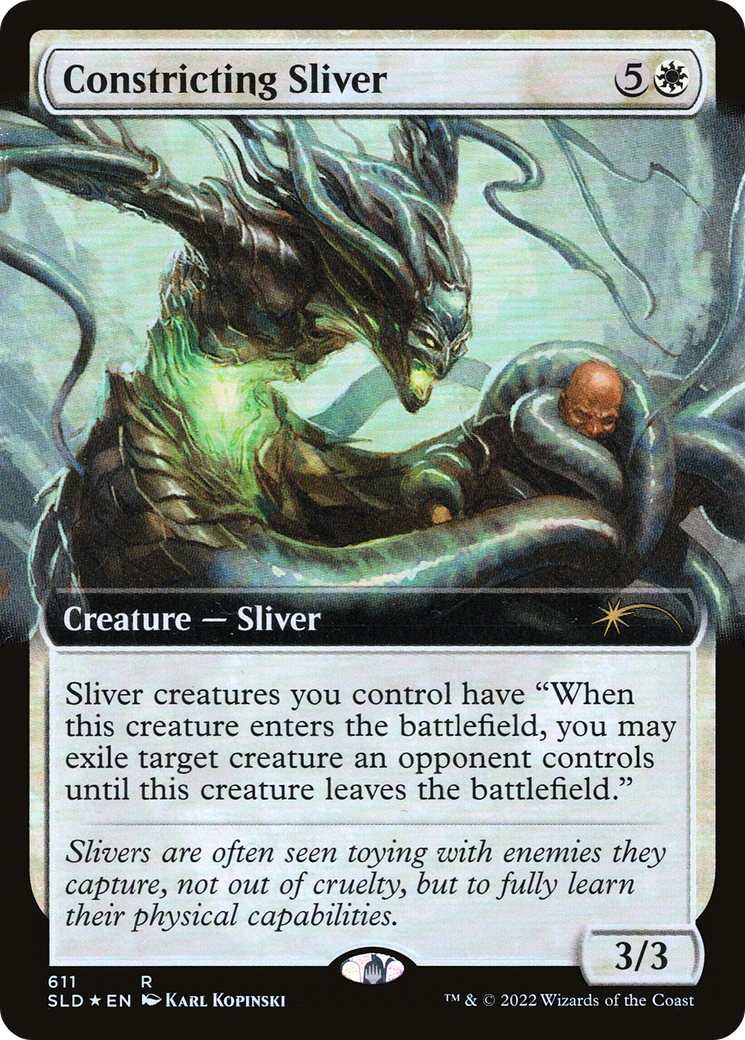 Constricting Sliver (SLD-611) [Secret Lair] Drop (Extended Art) Foil MTG Single Wizards of the Coast