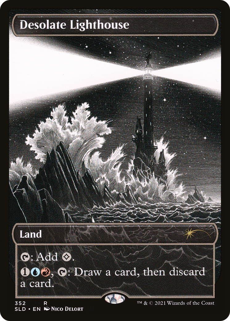 Desolate Lighthouse (SLD-352) [Secret Lair] Drop MTG Single Wizards of the Coast