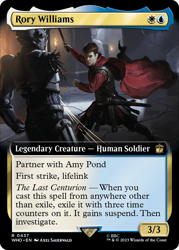 Rory Williams (WHO-437) [Doctor Who] (Extended Art) MTG Single Wizards of the Coast